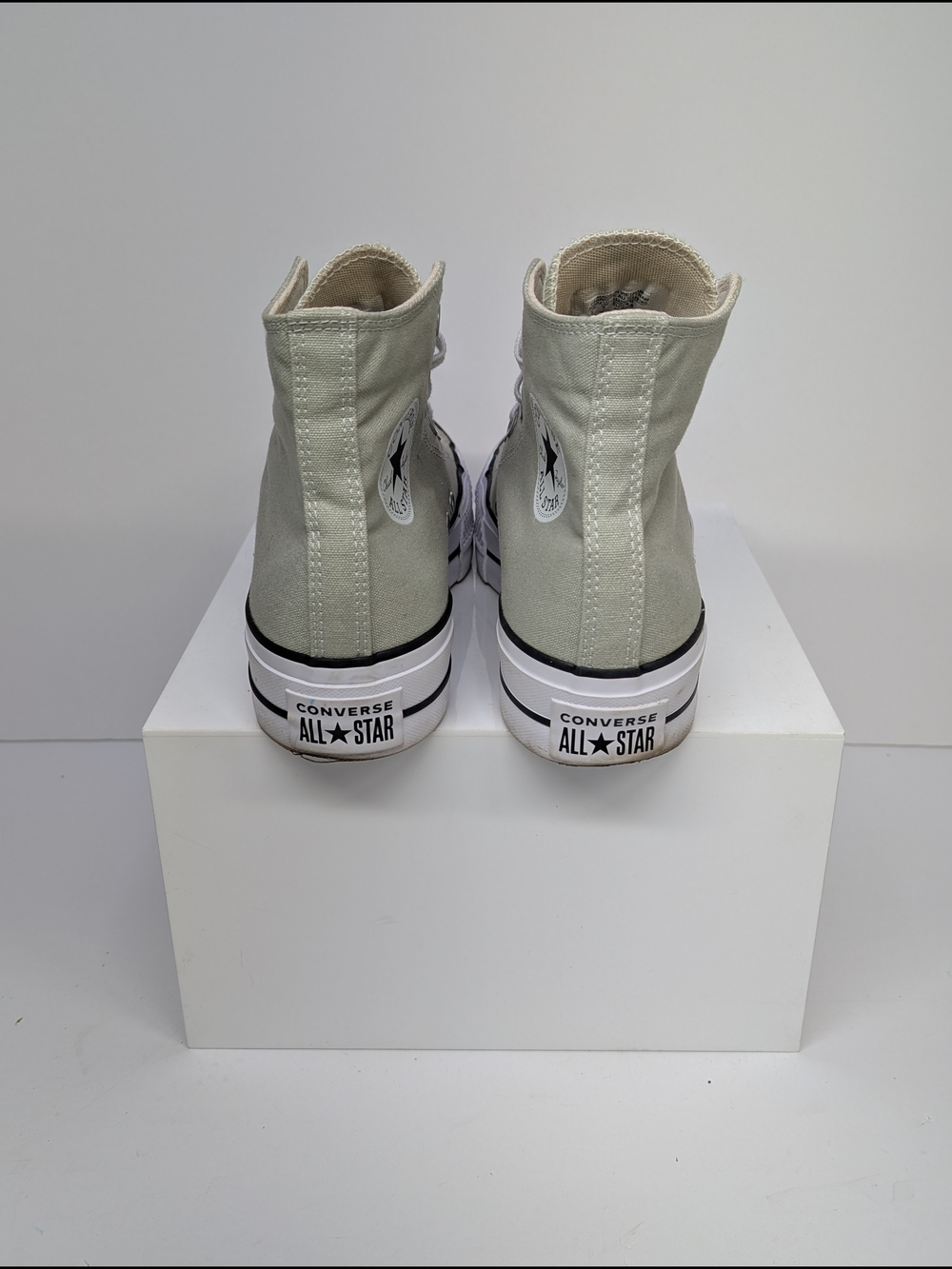 Converse Chuck Taylor All Star Women's Size 8 High Top Sneakers Light Sage - Picture 4 of 6